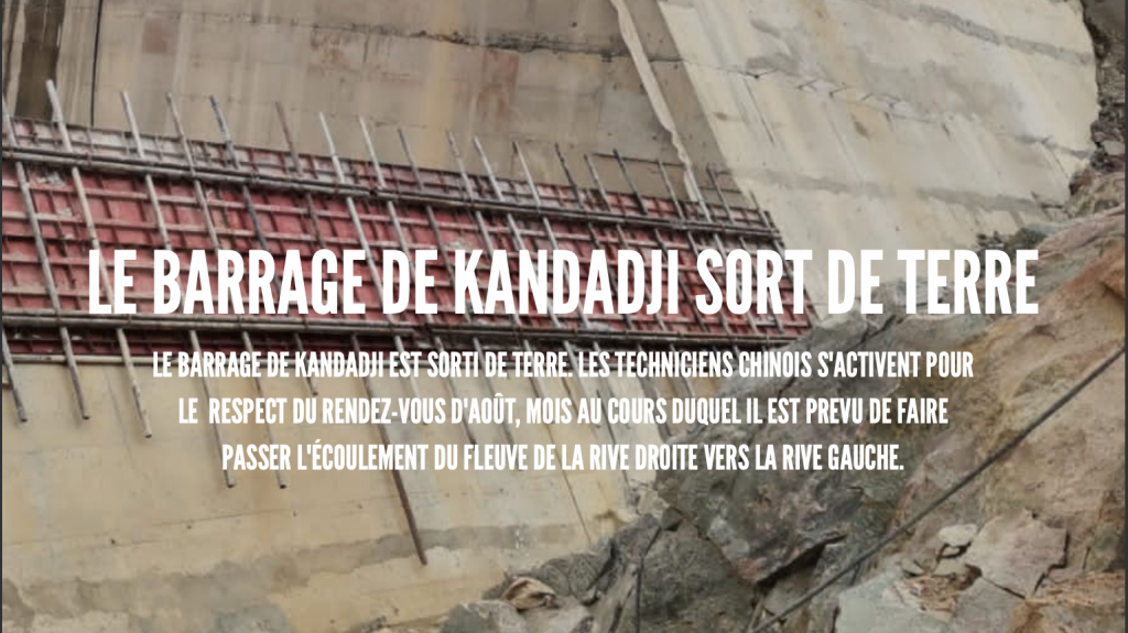 Le barrage de Kandadji sort de terre