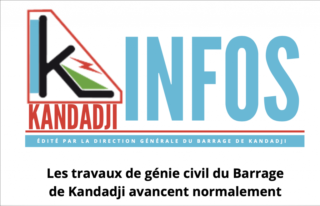 Les travaux de génie civil du Barrage de Kandadji avancent normalement